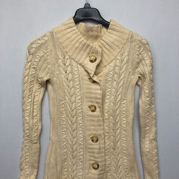 Banana Republic Extra Fine Merino Wool Cardigan Sweater Size Small M121 -11 - Picture 11 of 15